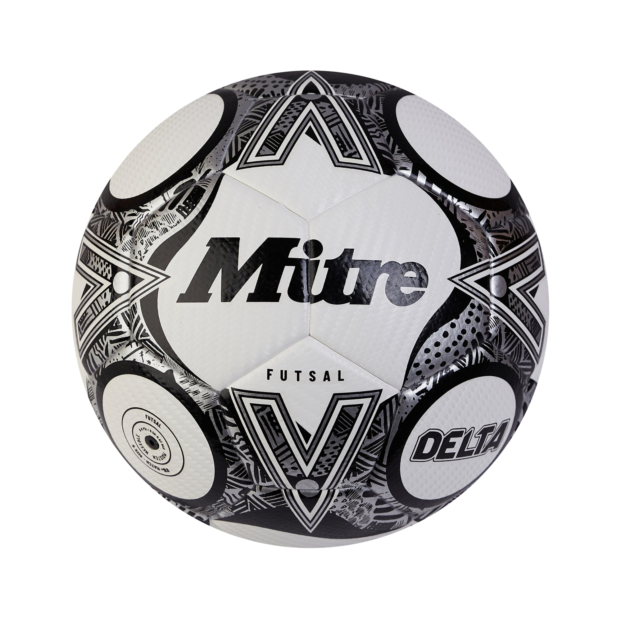 Mitre Delta Futsal 24 White/Black/Silver