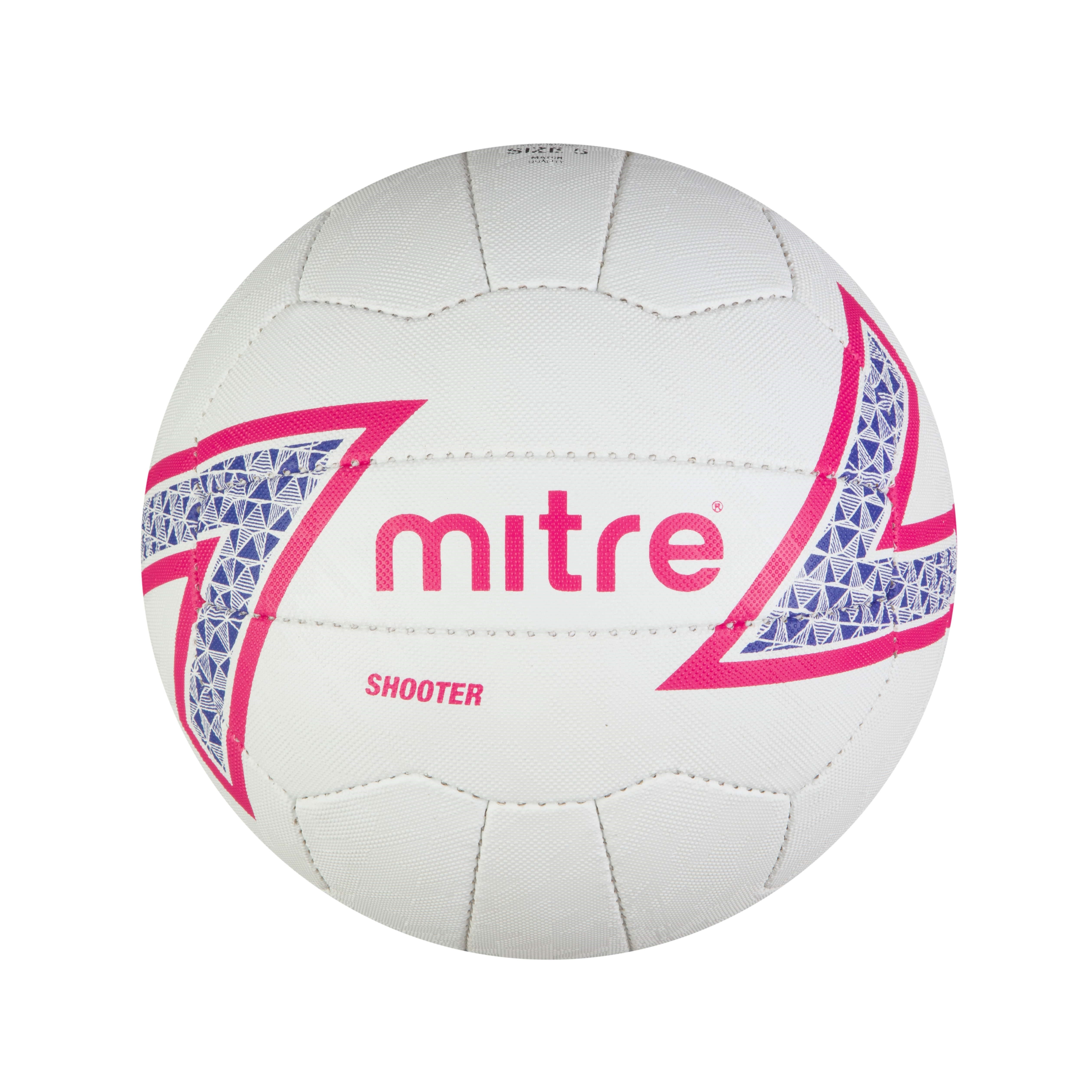 Mitre Shooter F18P NB White/Cararet/Purple/Black