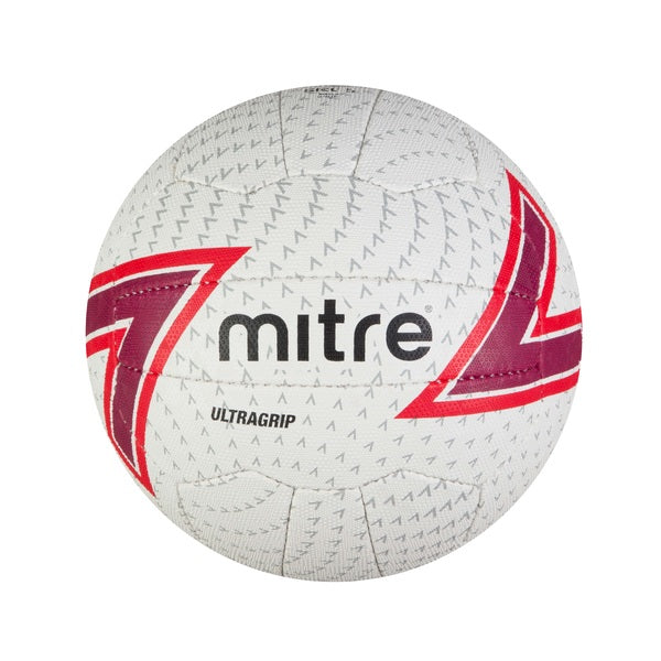 Mitre Ultragrip F18P NB White/Chilli/Scarlet/Black