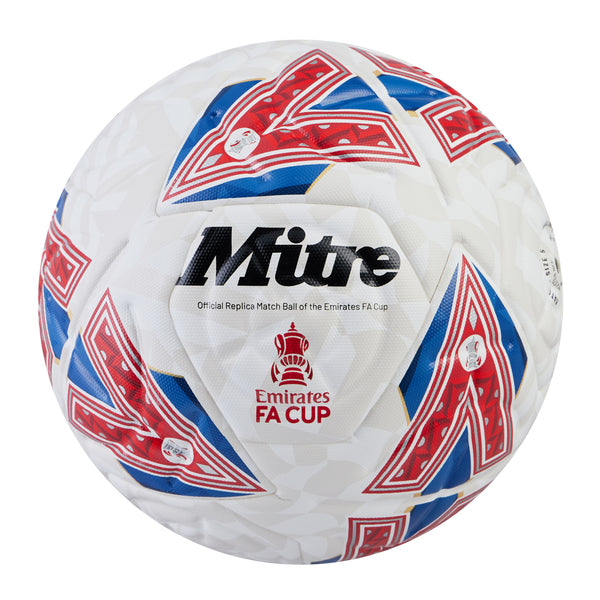 Mitre FA Cup Match 2324 Au Wht/Blu/Red