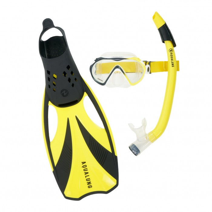 Aquasphere Compass Mask, Snorkel & Fins Senior