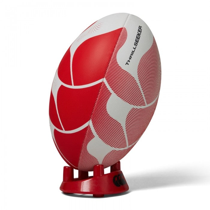 Canterbury Thrillseeker Play Rugby Ball XU White/Red