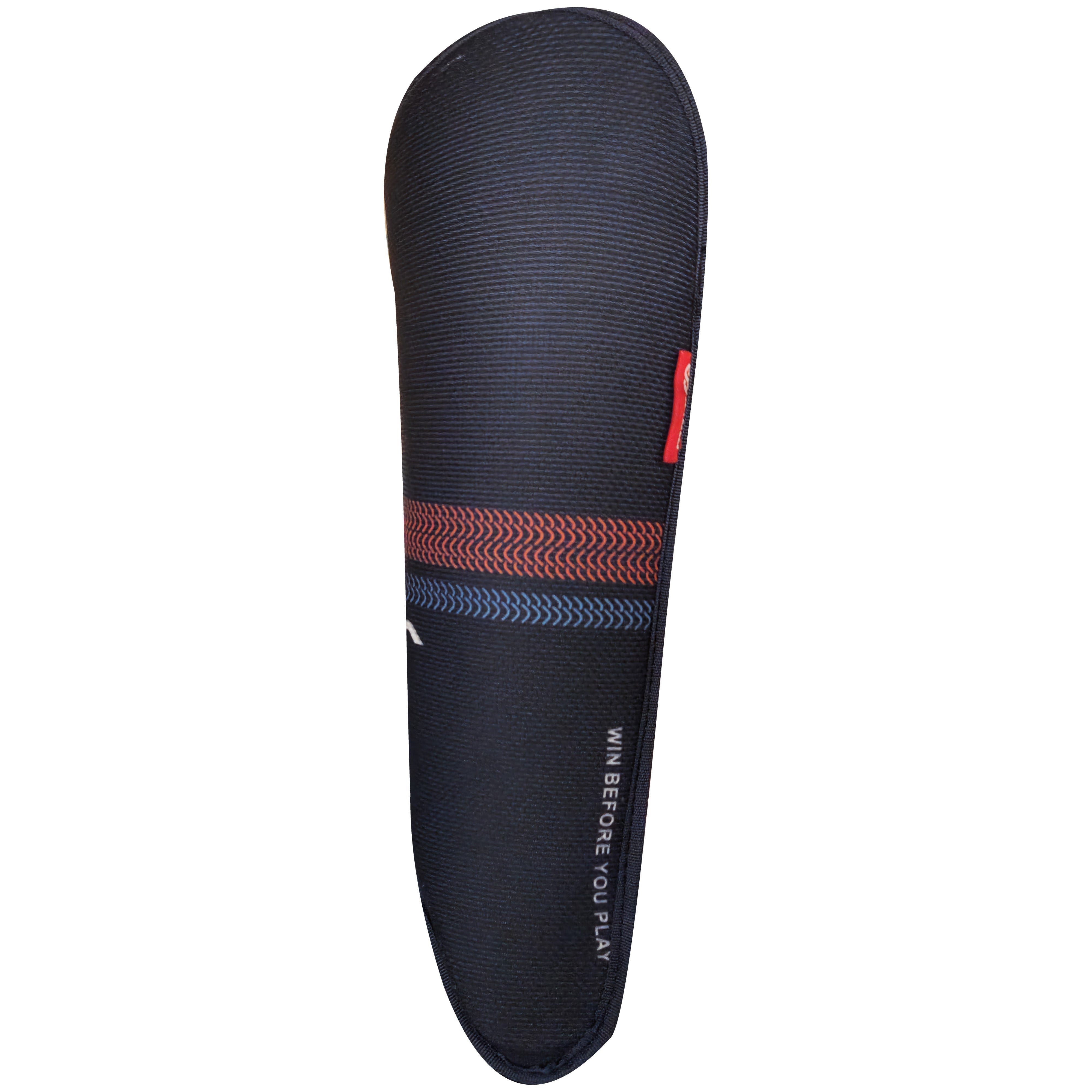 Left Side of Mercian Evolution Left Navy Shinguard - SKU SGEV124NVY