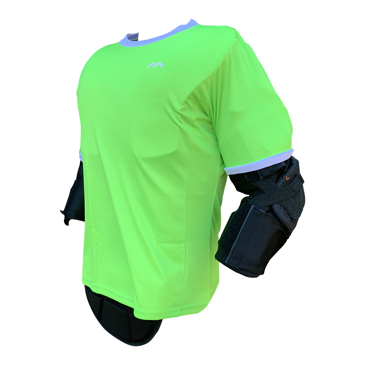 Mercian Pro GK Smock : CP44PRO : green : side view : short sleeve