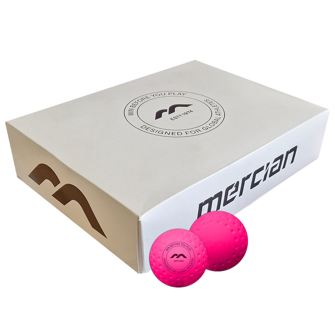 Mercian Hockey 12 Pink Dimple Hockey Balls in a Box - SKU HB1124DPNK