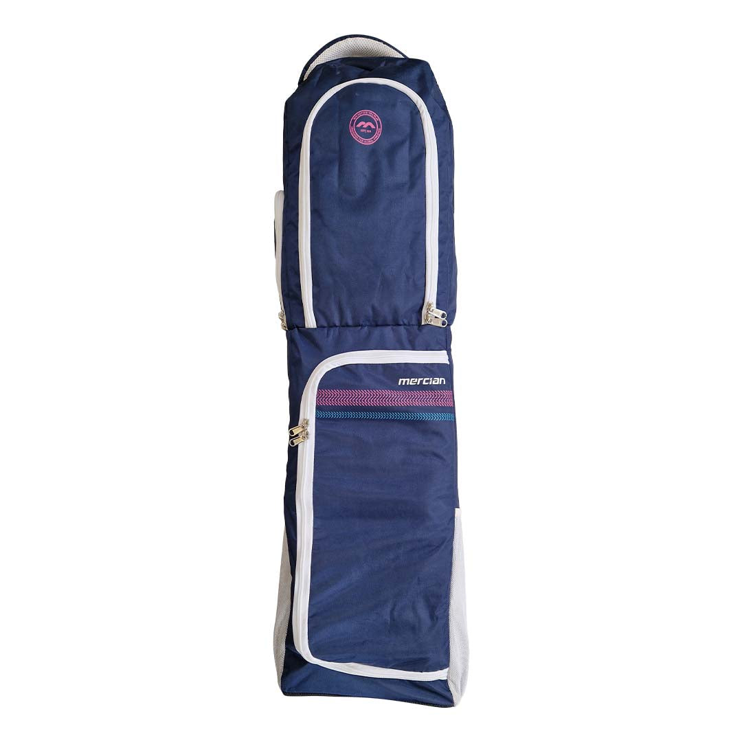 Front of Navy Genesis 1 Hockey Player Bag - SKU HOGE124NVY