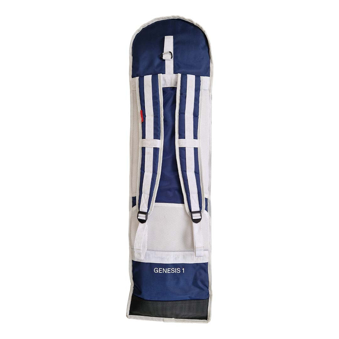 Back of Navy Genesis 1 Hockey Player Bag - SKU HOGE124NVY