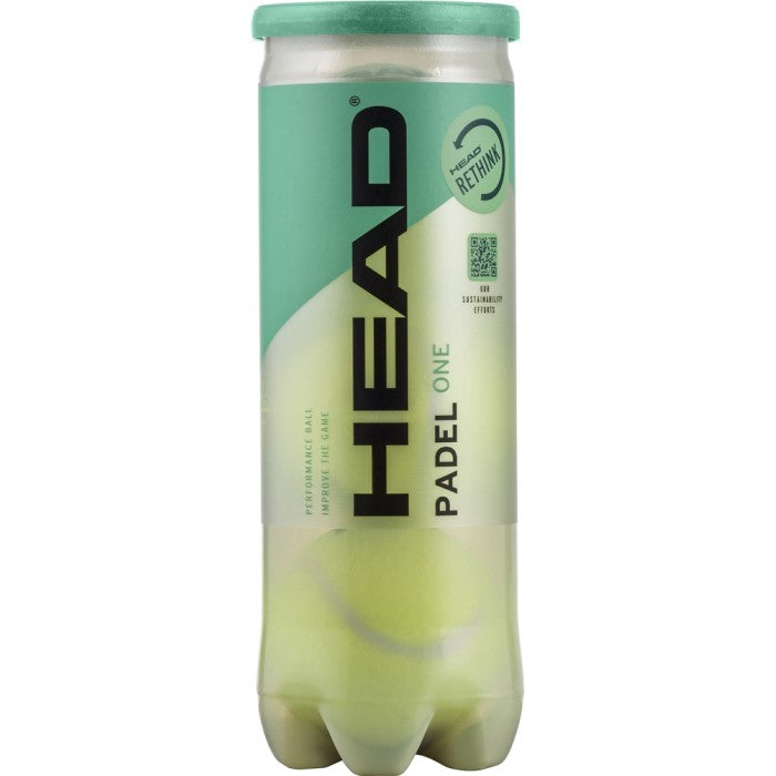 Head Padel One Balls 3 Ball Tube