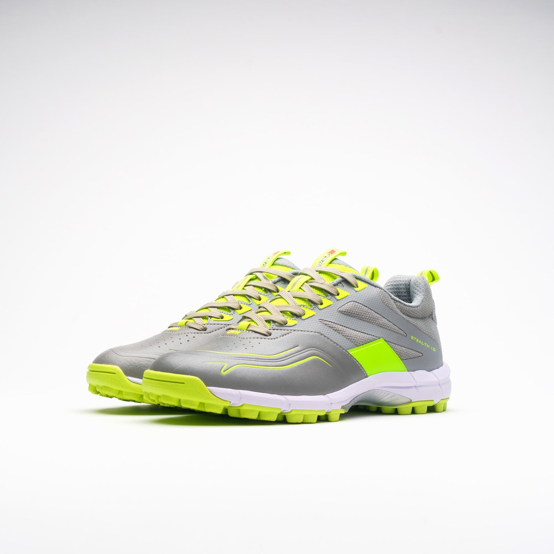 Grays Stealth Shoe Grey/Fluo Yellow - Size UK 6 - 13