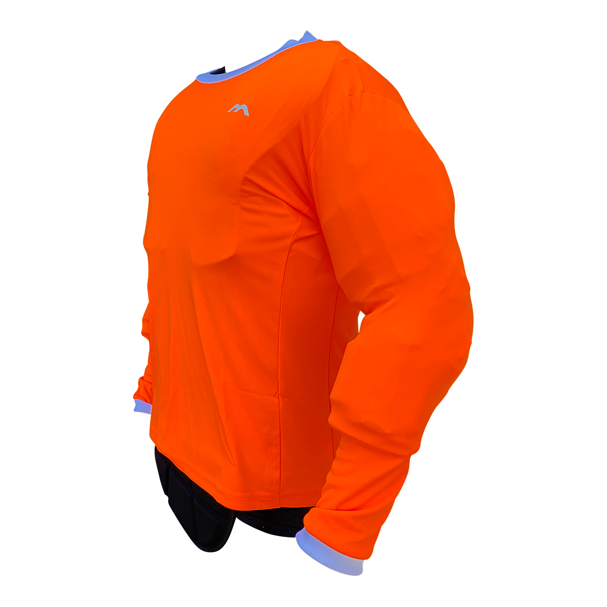 Mercian Pro GK Smock : CP44PRO : orange : side view : long sleeve