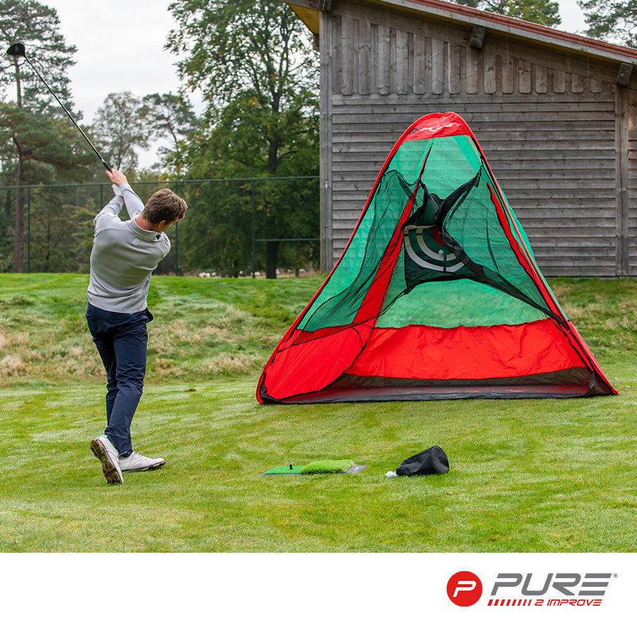 Pure2Improve Pop-Up Triangular Practice Net