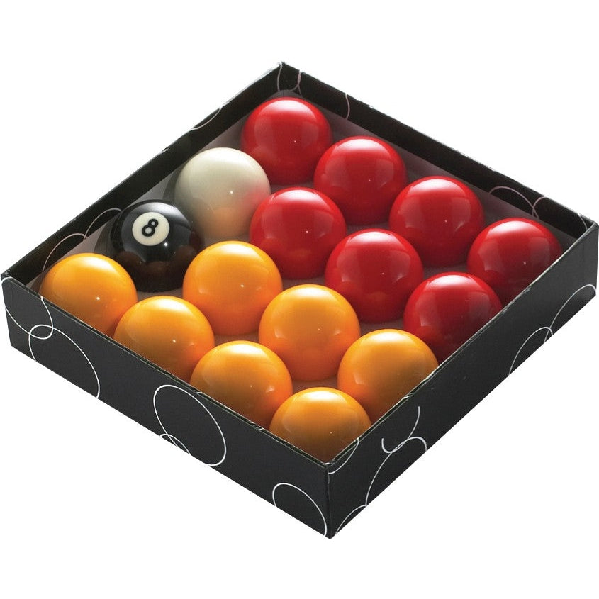 Powerglide 17/8'' League Pool Balls (Reds & Yellows) 17/8''