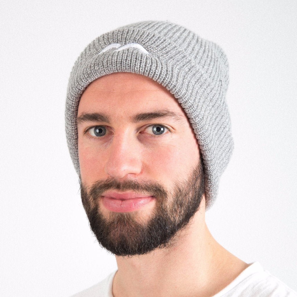 Mercian Beanie : CLSPBEAN : grey : another front view