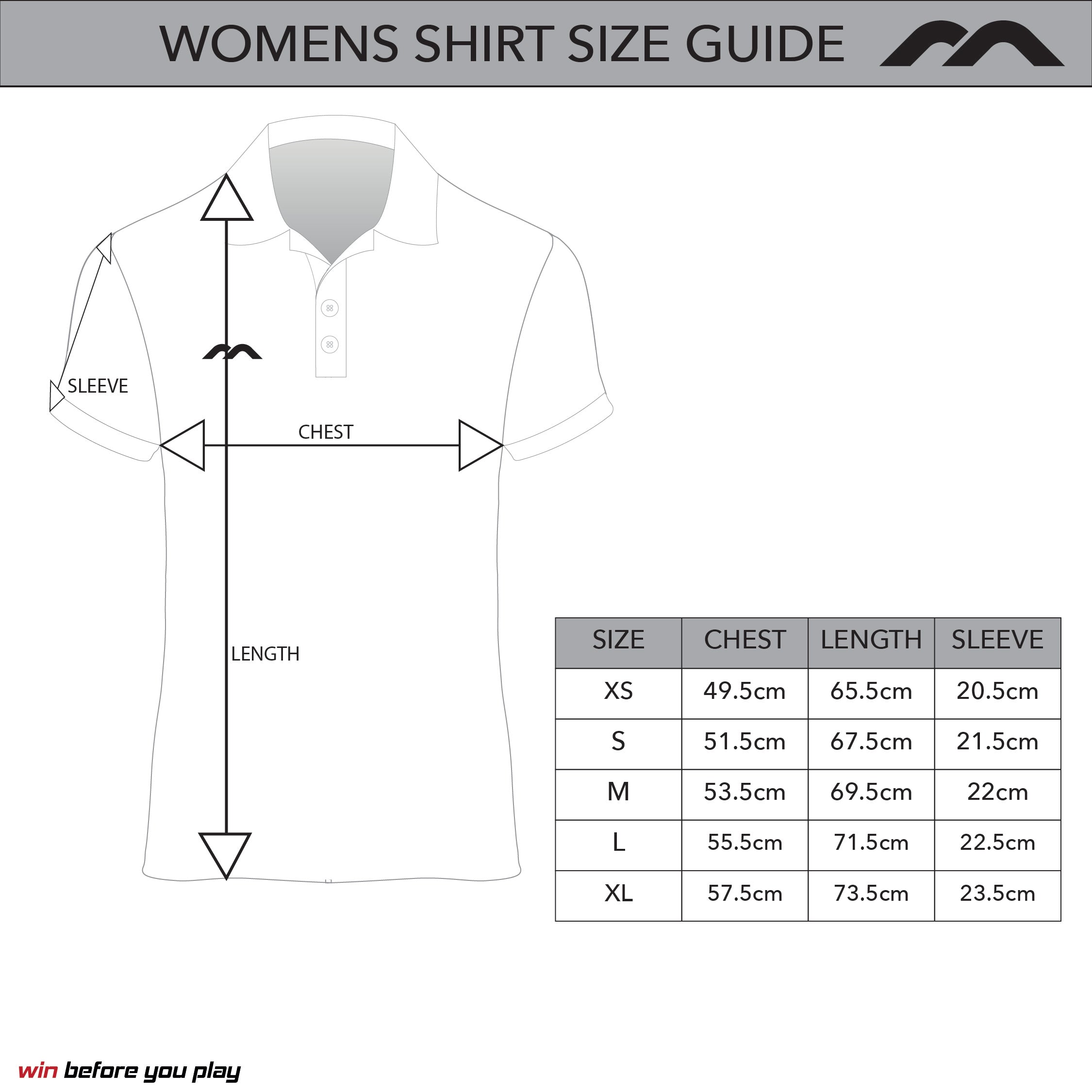 World Masters Hockey Umpire Shirt, female cut : CLWMHUMPF : size charge