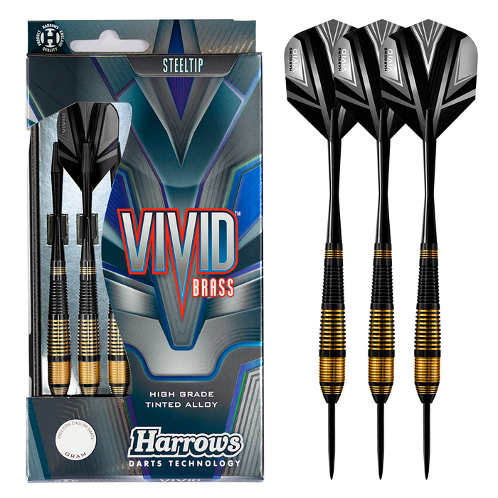 Harrows Darts Vivid Black Brass