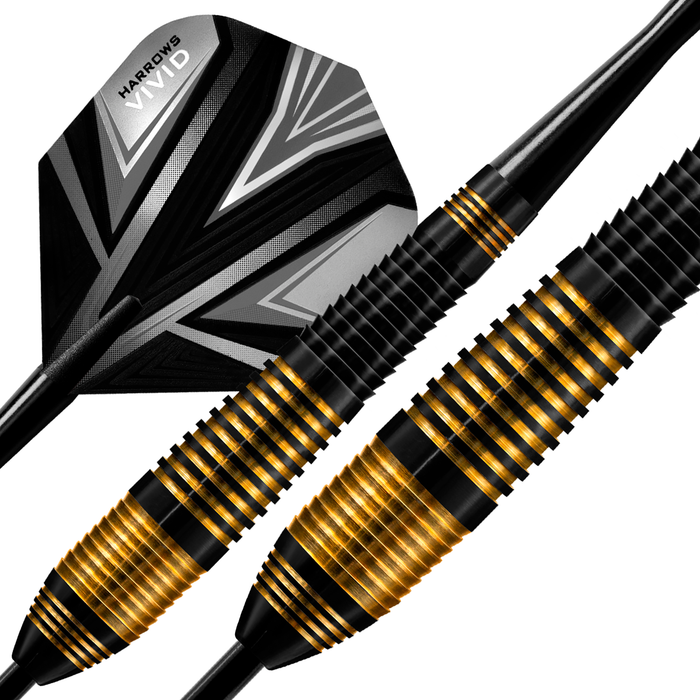 Harrows Darts Vivid Black Brass