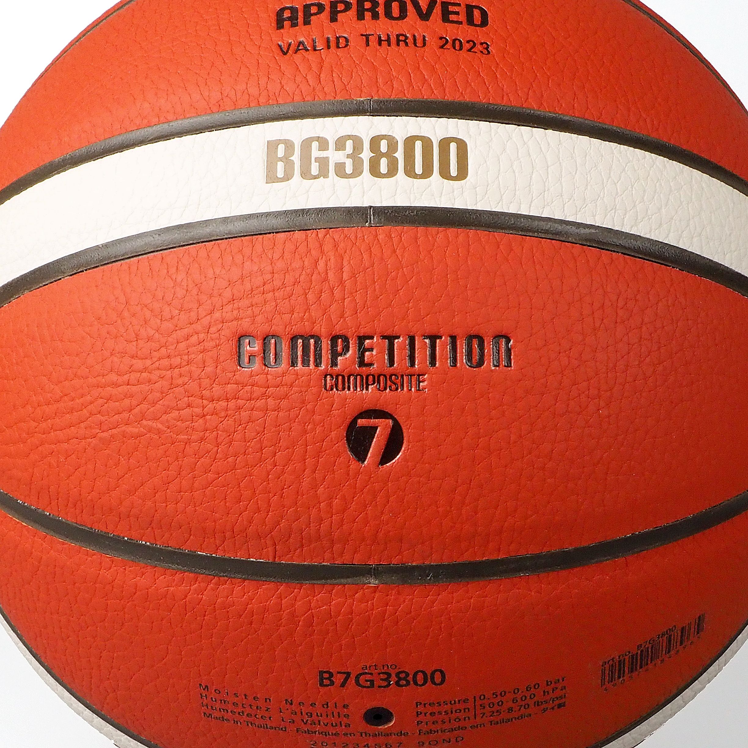 BG3800 Basketball 12 Panal Composite Leather (Indoor)