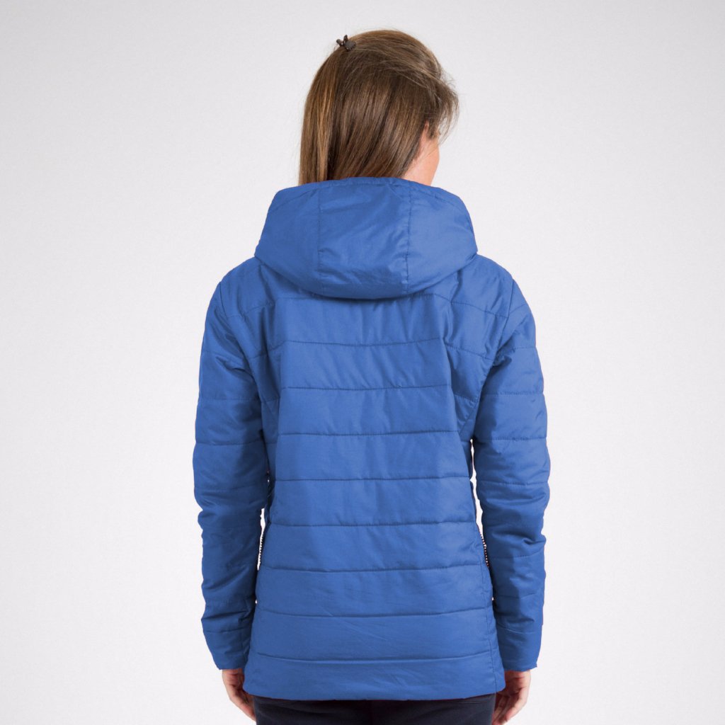 Mercian Ladies Padded Jacket : CLSP18JKTL : blue : back view