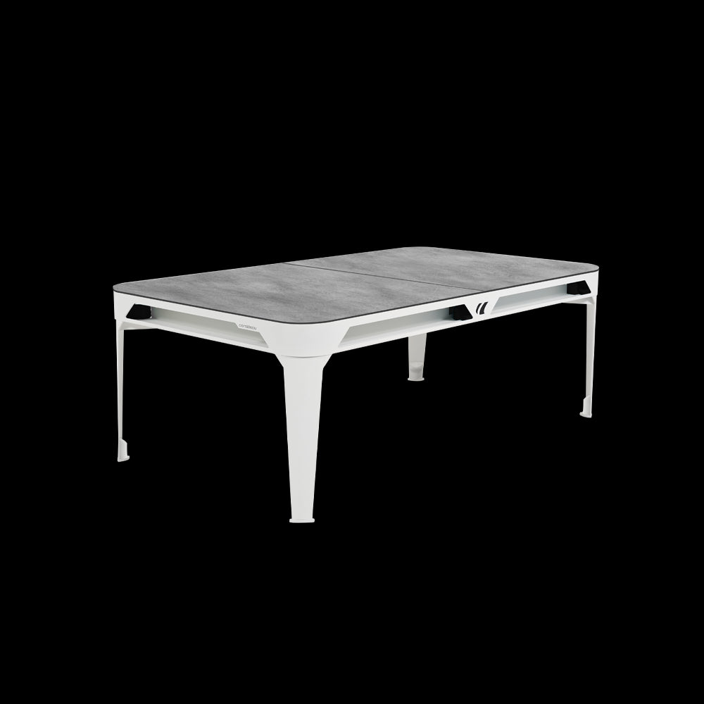 Hyphen Outdoor Pool table White Frame / Dark Grey Cloth