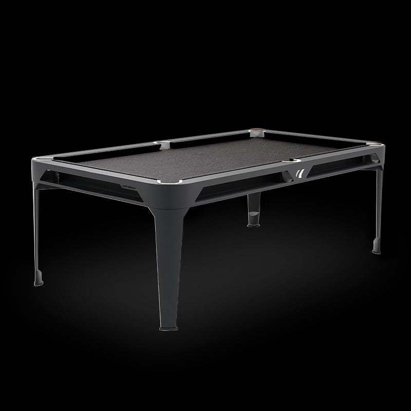 Hyphen Outdoor Pool Table Black Frame / Dark Grey Cloth