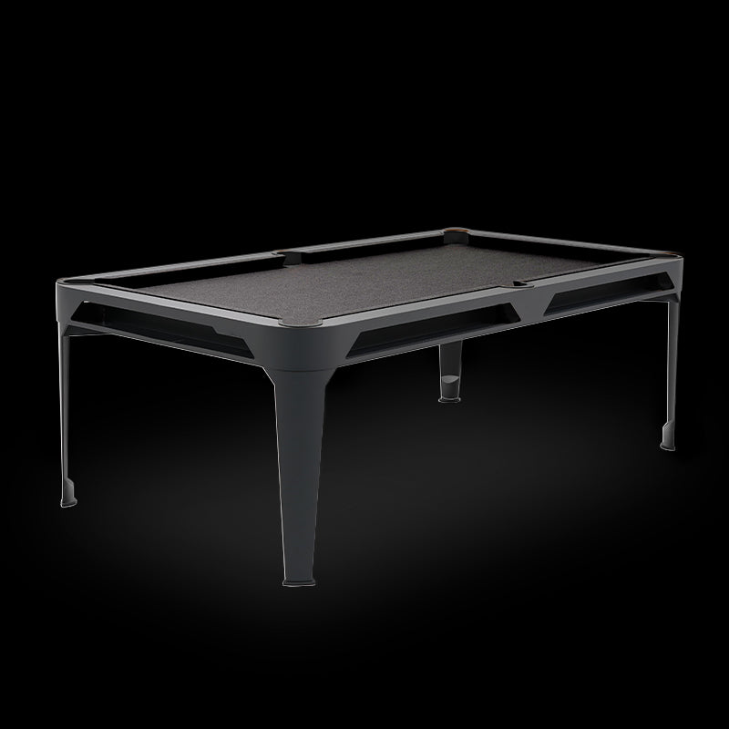 Hyphen Outdoor Pool Table Black Frame / Dark Grey Cloth