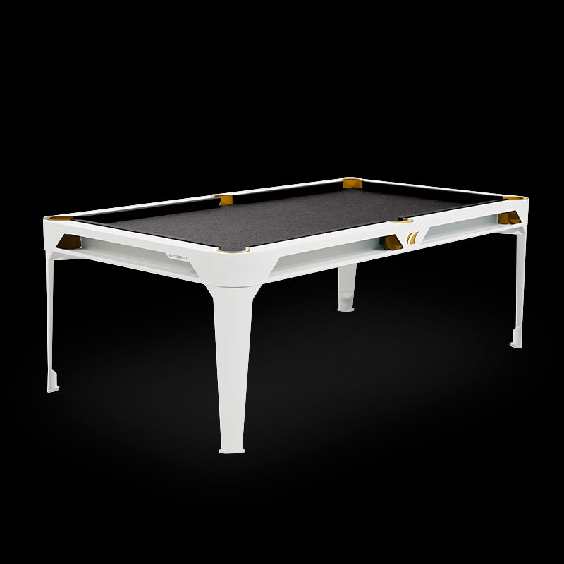 Hyphen Outdoor Pool table White Frame / Dark Grey Cloth