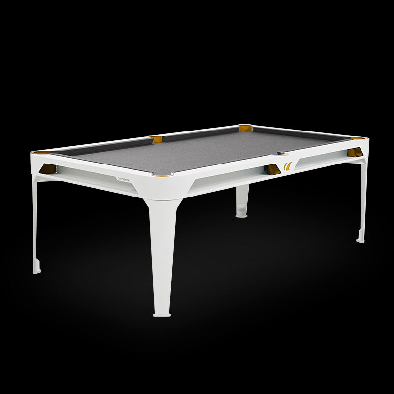 Hyphen Outdoor Pool table White Frame / Light Grey Cloth