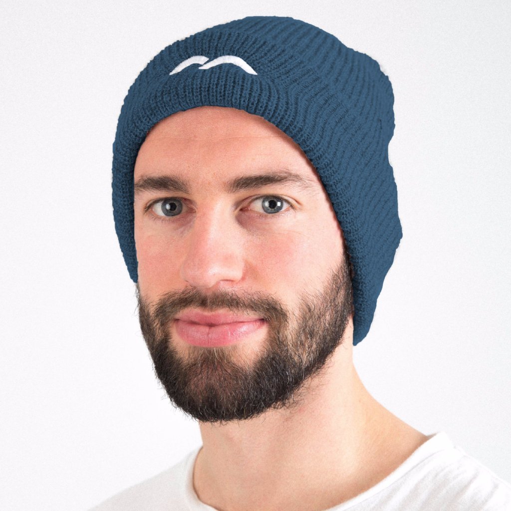 Mercian Beanie : CLSPBEAN : blue : front view