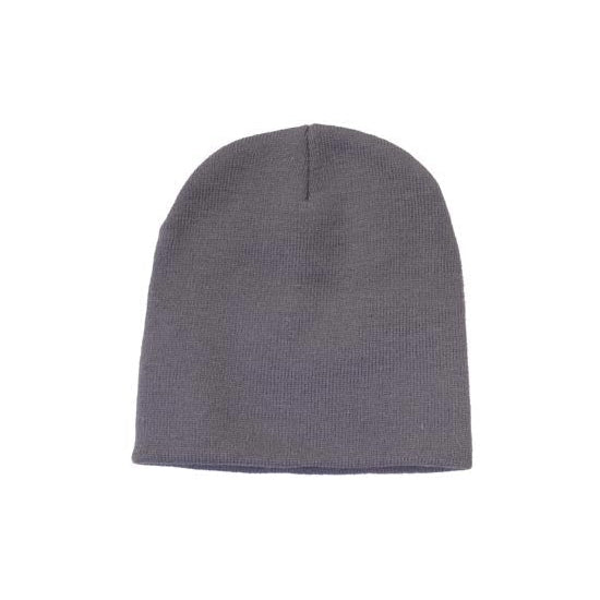 Beanie Hat Plain Grey