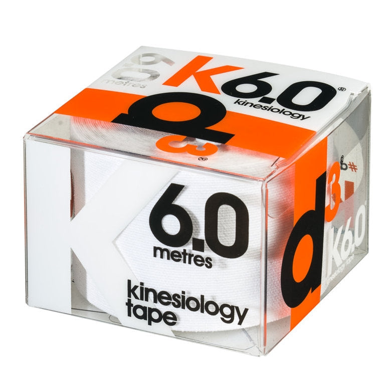 D3tape K6.0 K-Tape 50mm X 6m White
