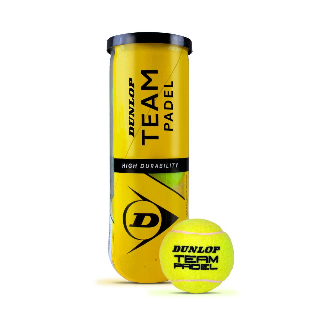 Dunlop Padel Team Balls 3 Ball Tube